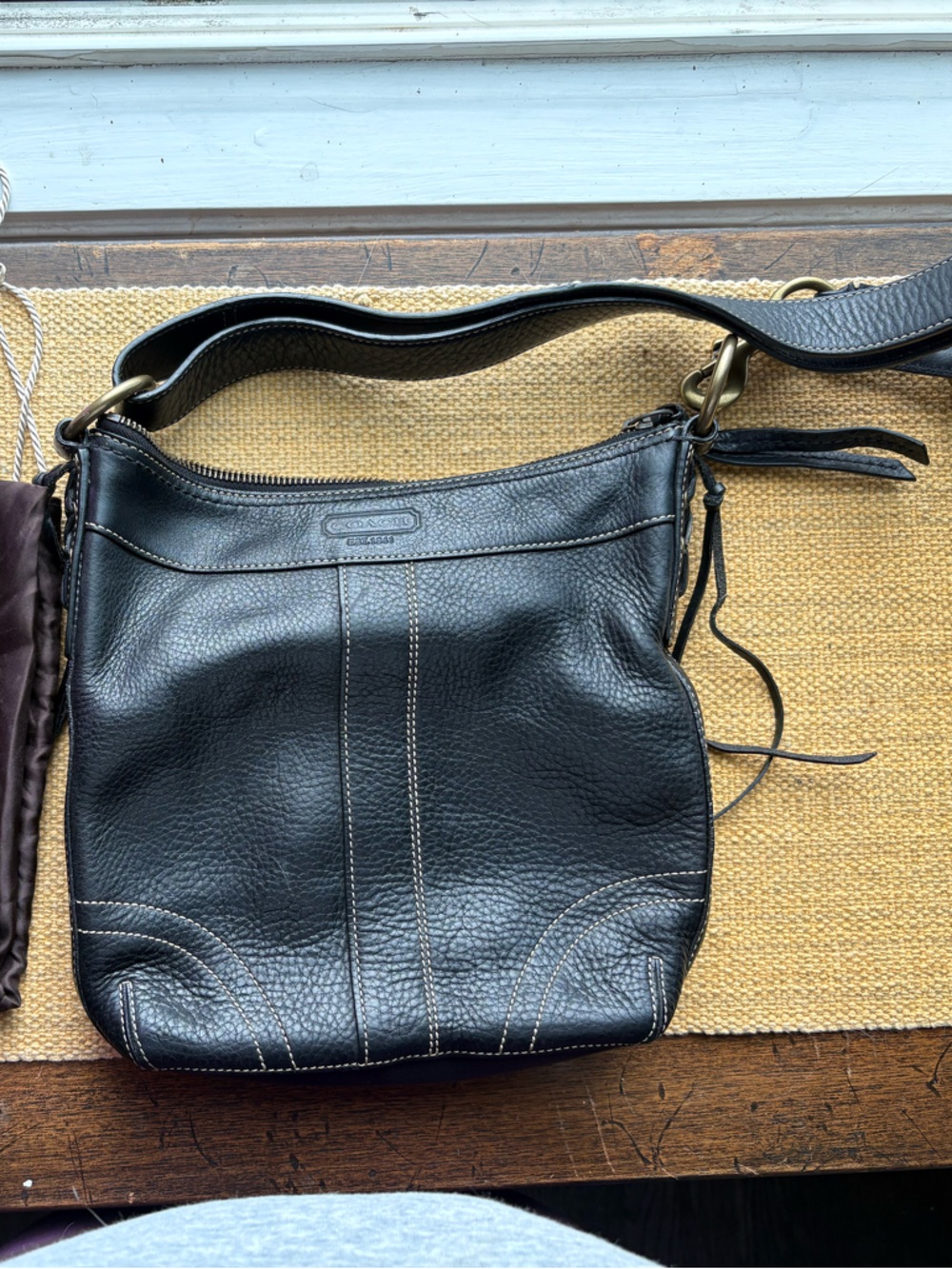 Coach Bleecker Crossbody in black